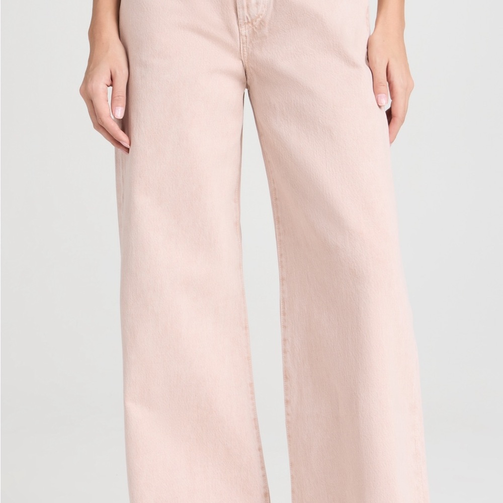 Citizens of HUMANITY BEVERLY Low Slung Boot Jean. Pink. Size 28